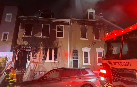 Lawrenceville Inferno: Four Hurt As Ligonier Street Home Collapses In Overnight Fire