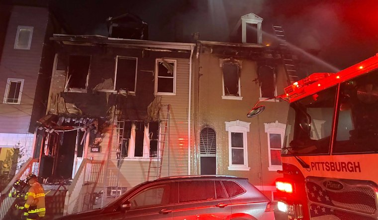 Lawrenceville Inferno: Four Hurt As Ligonier Street Home Collapses In Overnight Fire