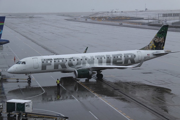 LAX Scare As Frontier Jet Slams Brakes To Dodge Rogue Trucks