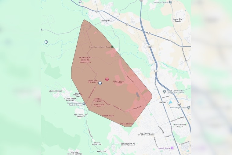 Leander Goes Dark As PEC Outage Knocks Power To 5,175 Meters
