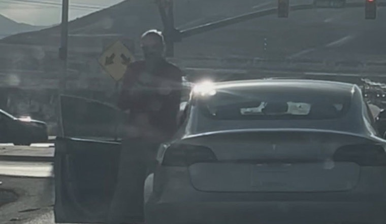 Lehi Cops Hunt Tesla Driver Accused of Flashing Kids in Road‑Rage