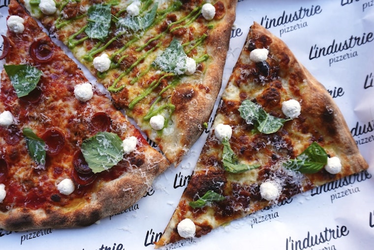 Little Italy Goes Wild For L’Industrie’s Burrata Slice