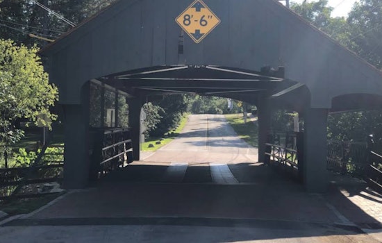 Long Grove's Notorious Covered Bridge Eats Another U-Haul