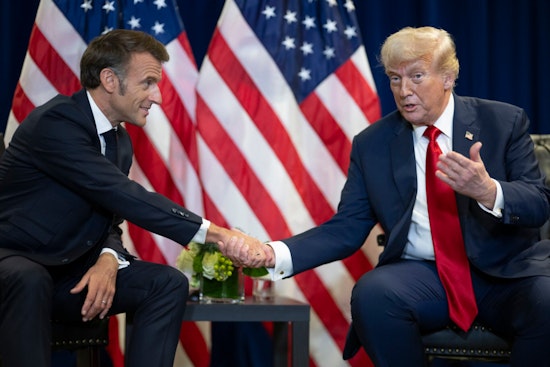 Macron Woos Trump With Versailles Feast After G7 Showdown