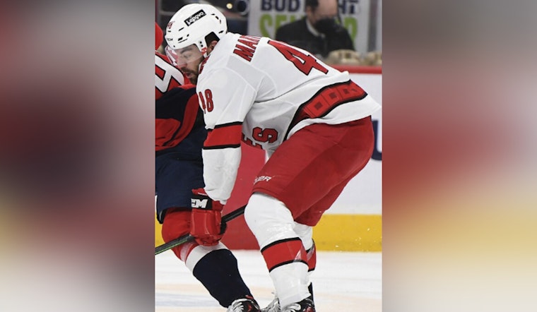 Martinook Stuns Senators in Double-OT Heartstopper in Raleigh