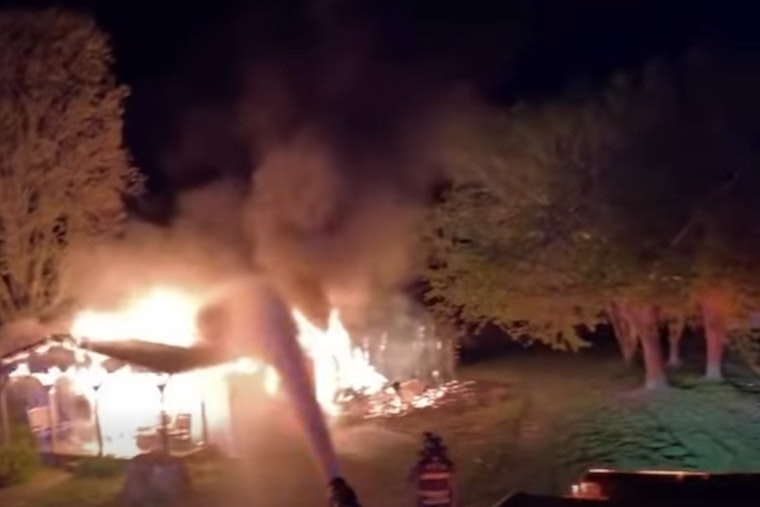 Maury County House Fire Threatens 1,000-Gallon Propane Tank