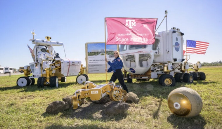 Mega Space Yard Rises by NASA as Texas A&M Lab Tops Out in Houston