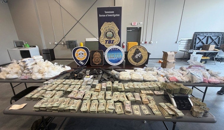 Metro Cops Haul In 200 Pounds Of Dope, Cash And Guns Across Middle Tennessee