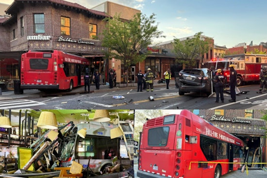 Metrobus Slams Into Shaw Hotspot After SUV Collision, Three Hurt