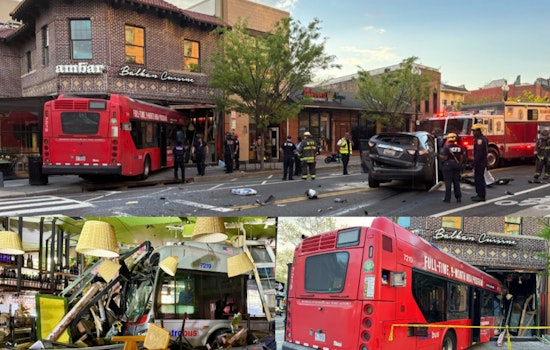 Metrobus Slams Into Shaw Hotspot After SUV Collision, Three Hurt
