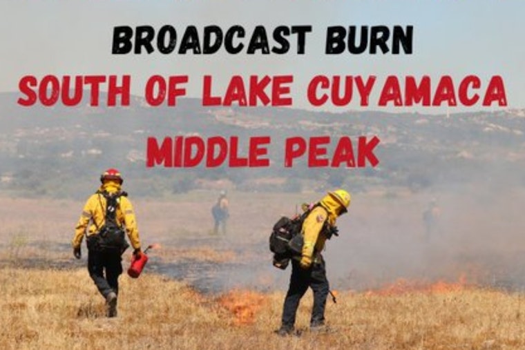 Middle Peak Burn Set To Blanket San Diego Skies With Smoke