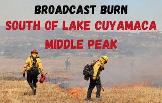 Middle Peak Burn Set To Blanket San Diego Skies With Smoke