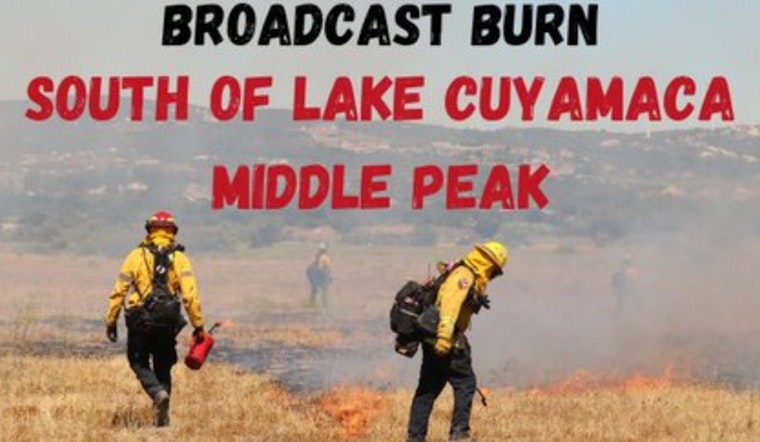 Middle Peak Burn Set To Blanket San Diego Skies With Smoke
