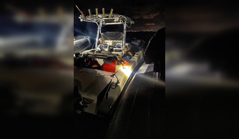 Midnight Ghost Boat Busted Off Miami Coast, 25 Nabbed In Alleged Smuggling Run