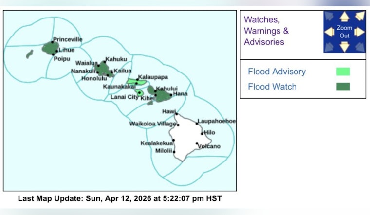 Molokaʻi Drenched as Flash Flood Warning Puts Island on Edge