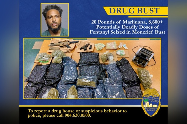 Moncrief Drug House Raid Uncovers Fentanyl Cache and 20 Pounds of Pot