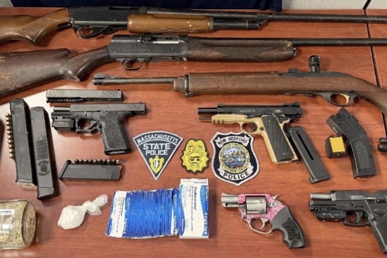 New Bedford Raid Nets Ghost Gun, Mushrooms and Garage Arsenal