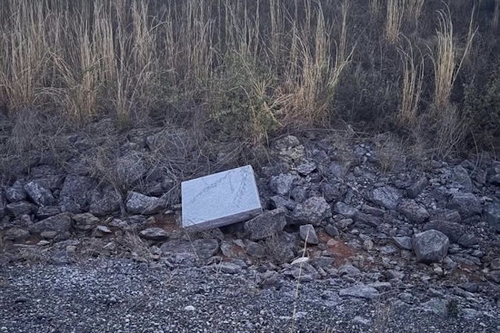 Newport Memorial Stone Vandalized, Sheriff Seeks Tips