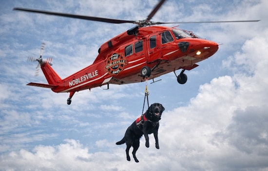 Noblesville Fire ‘Launches’ Air 71 Chopper, Gives Carbon a Sky-High Promotion