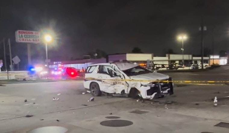 North Houston Freeway Chase Turns Crashfest, Lands Cops in Hospital