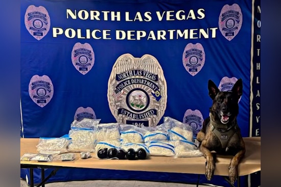 North Las Vegas Cops Nab Massive Meth and Heroin Stash in Street Sweep