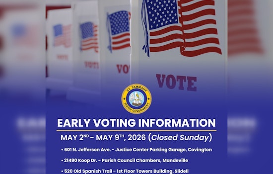 Northshore Heads To The Polls Early As St. Tammany Launches Voting Blitz