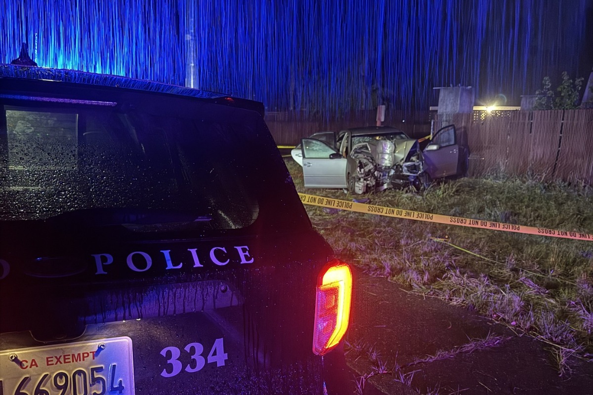 Novato Teen Dead, Four Hurt In Late-Night Suspected DUI Crash