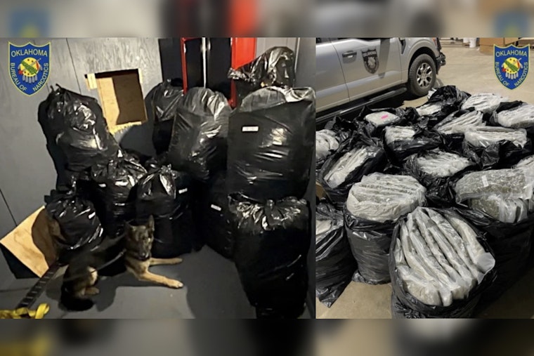 Oklahoma K9 Outlaw Collars 649 Pounds of Pot on Run From California to North Carolina