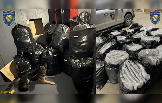 Oklahoma K9 Outlaw Collars 649 Pounds of Pot on Run From California to North Carolina