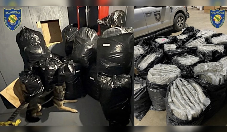 Oklahoma K9 Outlaw Collars 649 Pounds of Pot on Run From California to North Carolina
