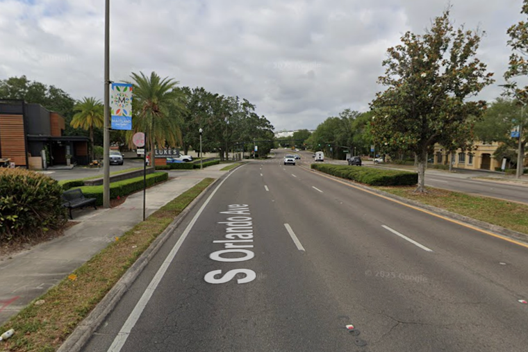 Orlando Avenue Traffic Lockdown As Police Swarm Winter Park Stretch