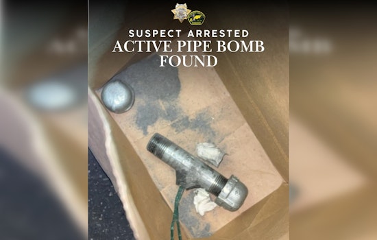 Placer County Traffic Stop Busts Driver With Live Pipe Bomb On Console