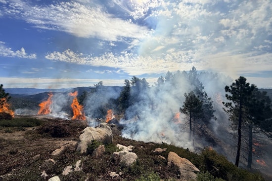 Planned Palomar Burn Sends Smoky Haze Across East County Skies