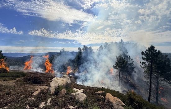 Planned Palomar Burn Sends Smoky Haze Across East County Skies