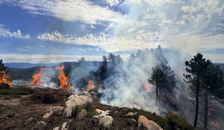 Planned Palomar Burn Sends Smoky Haze Across East County Skies