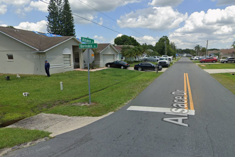 Poinciana Gardener Dodges Fiery Death as Crash Hurls Car Into Home