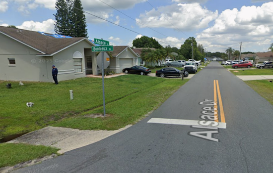Poinciana Gardener Dodges Fiery Death as Crash Hurls Car Into Home