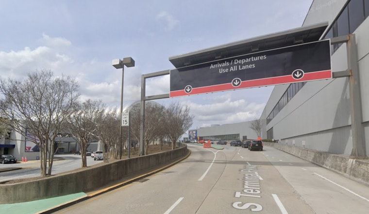Pole Spears Charter Bus Outside Atlanta Airport, Riders Escape Unhurt