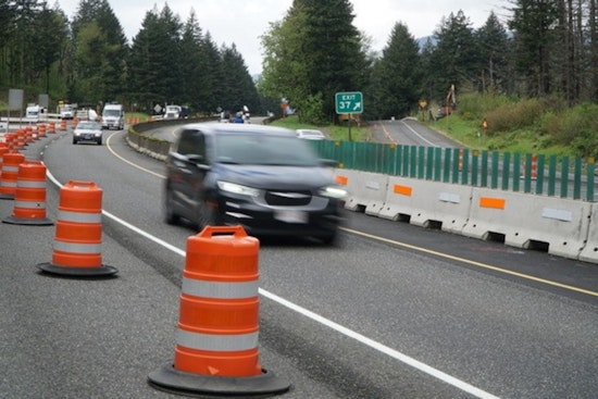 Portland Drivers Warned As Work Zone Crashes Hit Five-Year High