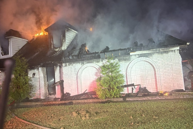 Pre-Dawn Blaze Appears To Level Southeast Shelby Home