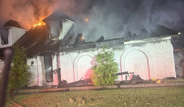 Pre-Dawn Blaze Appears To Level Southeast Shelby Home