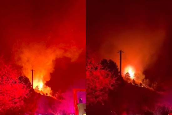 Pre-Dawn Goat Trail Fire Rattles North Boulder Hillside