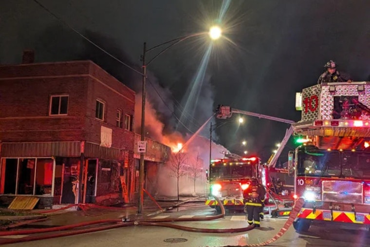 Pre-Dawn Inferno Rips Through Vacant 79th Street Strip In Greater Grand Crossing