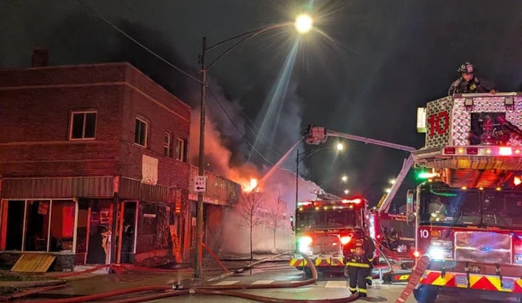 Pre-Dawn Inferno Rips Through Vacant 79th Street Strip In Greater Grand Crossing