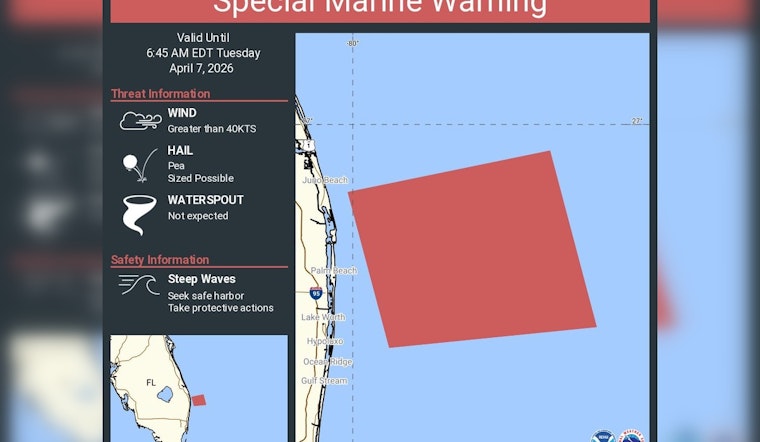 Pre-Dawn Marine Alert Rattles Boaters From Jupiter To Deerfield