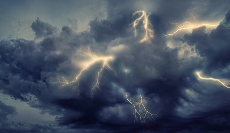 Pre-Dawn Storm Line Rips Across Western North Carolina