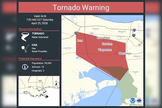 Pre-Dawn Twister Scare Jolts Kenner, River Ridge and Harahan