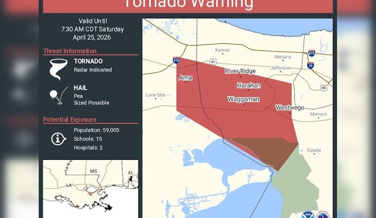Pre-Dawn Twister Scare Jolts Kenner, River Ridge and Harahan