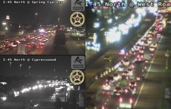 Predawn Fatal Crash Turns I-45 North Near Spring Into Parking Lot