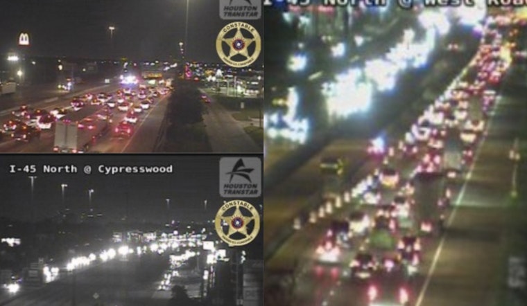 Predawn Fatal Crash Turns I-45 North Near Spring Into Parking Lot